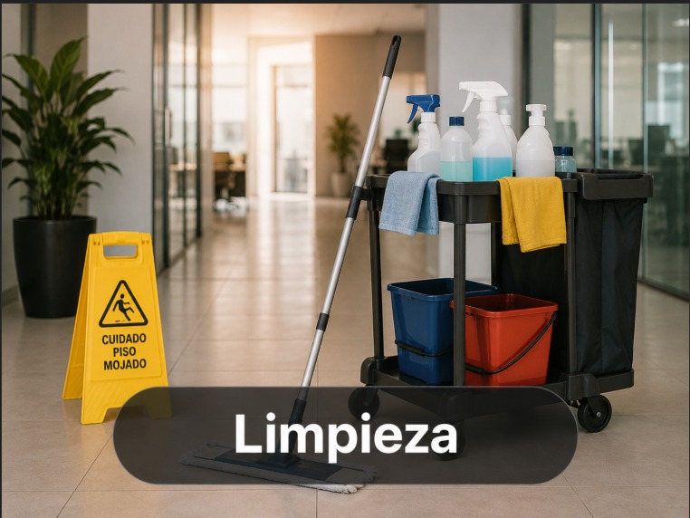 Limpieza en acción