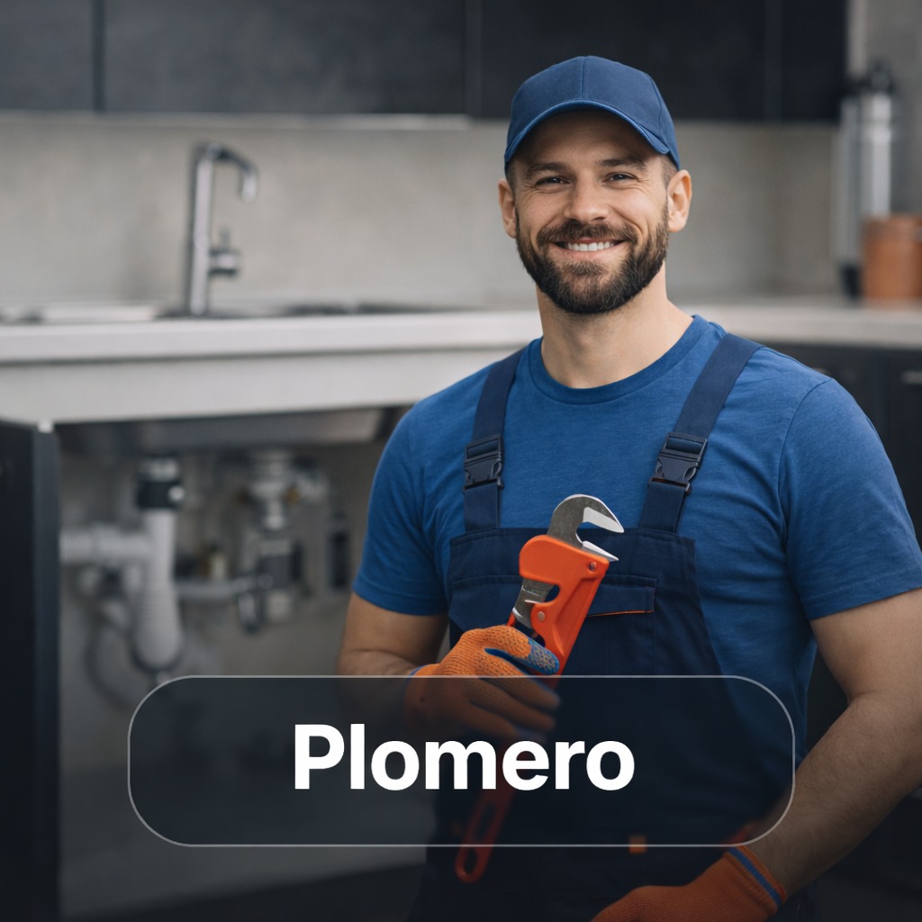Plomero en acción